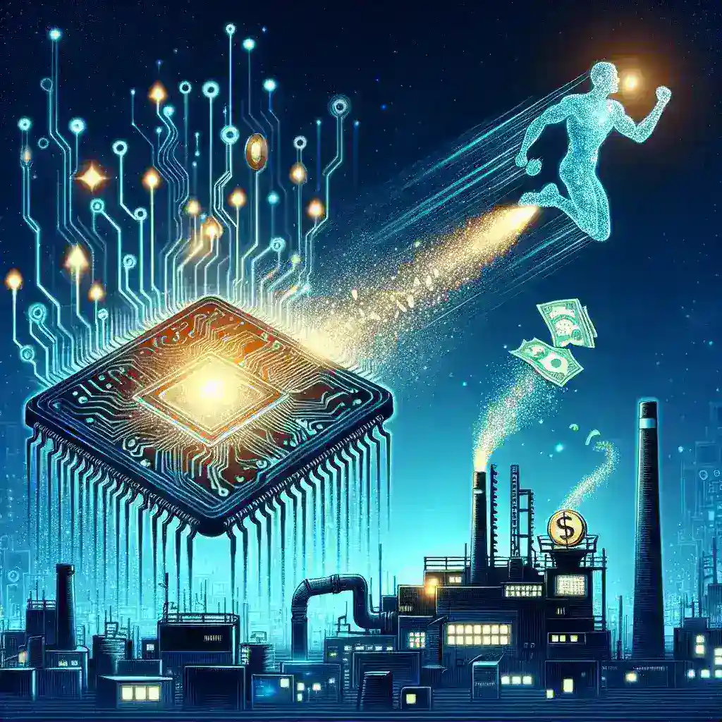 "Graphcore AI chip manufacturing facility showcasing advanced technology and innovation in semiconductor design, highlighting recent funding round success."